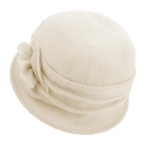 Chapeau cloche en laine contre le froid hivernal bonnet élégant Ipetboom