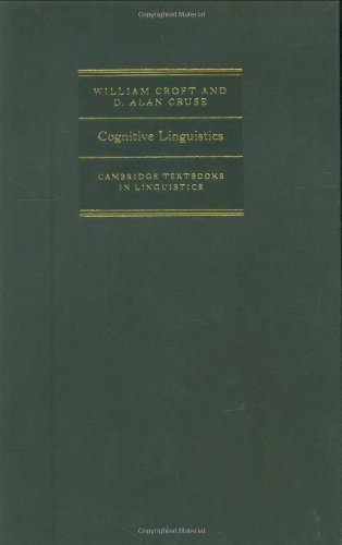 Cognitive Linguistics (Cambridge Textbooks in Linguistics)