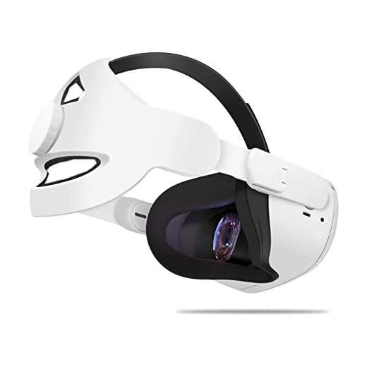 Esimen Adjustable Head Strap for Oculus Quest 2 Elite Strap with Cushion, Comfort Foam Pad , Design Balance Weight, Reduce Pressure (White)