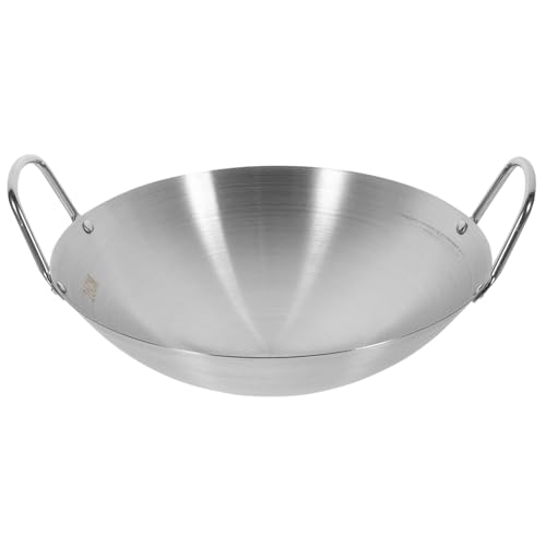 Wok de acero inoxidable con doble asa MAGICLULU
