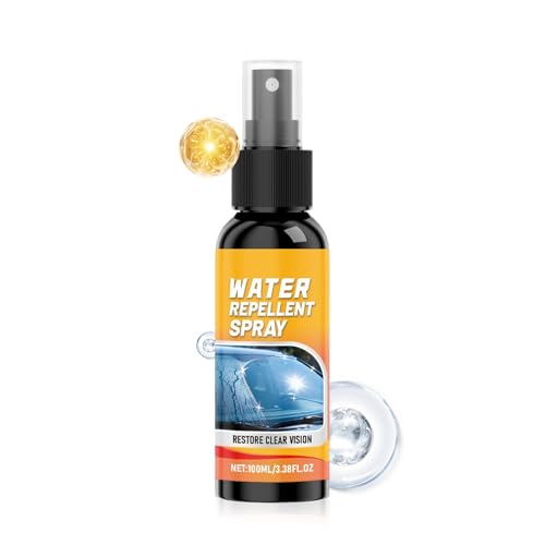 Espray impermeabilizante para cristales de coche, 100 ml, producto de cuidado de ventanas de vehículos a prueba de lluvia, ideal para camiones, sedán, SUV, conductores, conductores, detalladores
