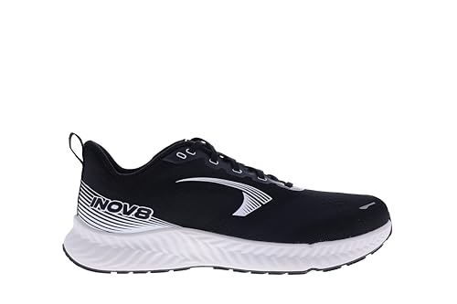 inov-8 Women's RoadFly Sneaker, Black/White, 10.5