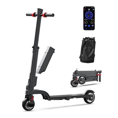 HX X6 Electric Scooter Adults with Removable Battery,350W Motor,Top Speed...