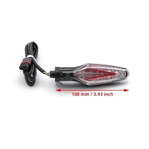 Clignotant de pour moto S1000RR finition noire haute performance