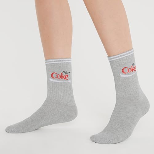 Coca-Cola Socks Men Teenagers Funny Socks Diet Coke Fanta Sprite Soft Breathable Calf Length for Leisure Sports Work Gym Gifts for Men