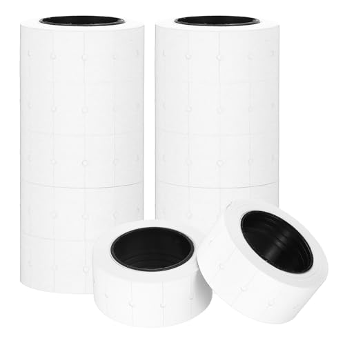 Etiquetas Mx-5500 blancas para pistola de precios, pack de 10 rollos con 4000 pegatinas