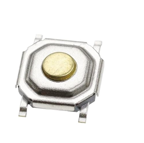 Interrupteur bouton-poussoir 4x4x1.5mm CMS tête en cuivre pour réparation et projets DIY