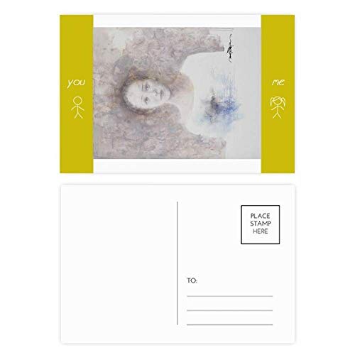 Jeu de cartes postales peinture à l'huile Whitedove XJJ DIYthinker 20pcs
