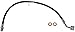 Dorman H621934 Front Driver Side Brake Hydraulic Hose for Select Chevrolet Models