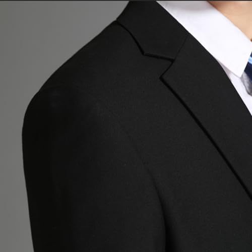 Men's Suits, 2 Piece Single Breasted Loose Business Formal Blazer Pants Suit, for Wedding Banquets Proms Party Oversized Suit2