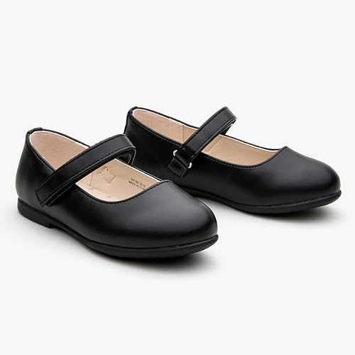 Weestep Girls Mary Jane Ballerina Flats Ballet Dress Shoes for Wedding Party School (Toddler/Little Kid)2