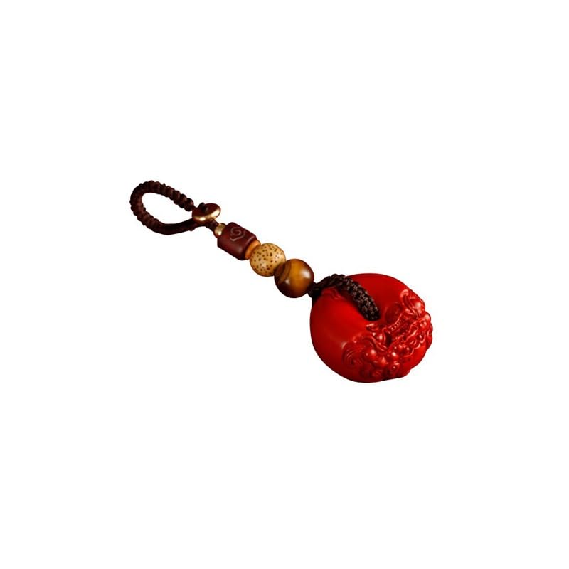 Breloczek do Samochodu Cinnabar Pixiu Peace Buckle Car Keychain Pendant Gift Men And Women To Protect The Of The Charm, Backpack Decoration