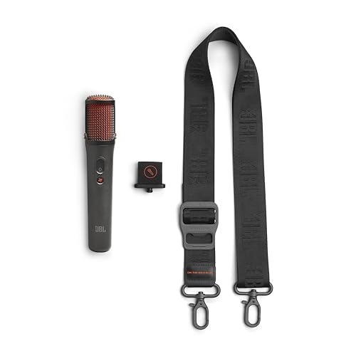 JBL PartyBox On-The-Go 2 - Tragbarer Party-Lautsprecher mit einem kabellosen digitalen Mikrofon, Griff und Schultergurt… – Ansicht 2