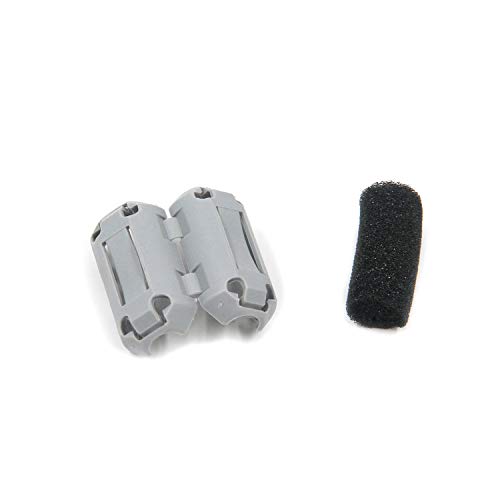 Bitray 3D Printer 1.75 Filament Filters Cleaner Blocks Flame Resistant Rubber Foam Wiped Off Debris for 3D Printer, Cleaner Blocks Anti-Static Dust Remover Flame Resistant Rubber Foam,Gray (2 PCS)