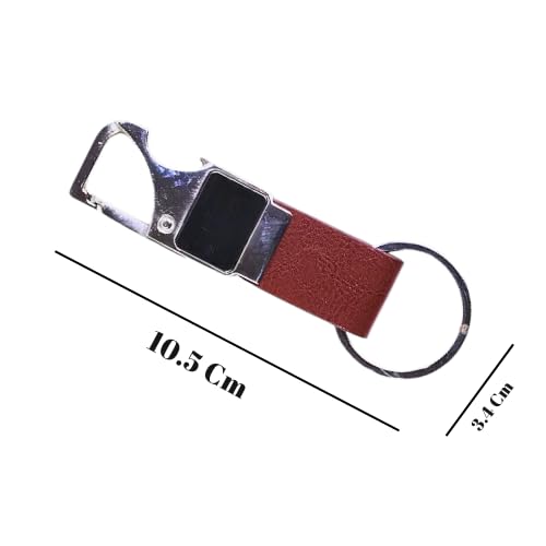 Image of Personalized Keychain with Name Engraved I Metal Key Ring I Trendy Stylish Customized Keychains for Men, Husband, Boyfriends, Brother, Dad, Home, Office, Car & Bike