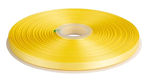Double Faced Satin Ribbon, 9mm X 91M, Solid Polyester Ribbon for Gift Wrapping Crafts, Wedding Party Ceremony Decoration