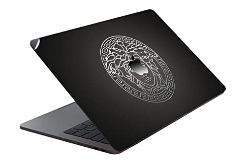 Image of GADGETS WRAP Printed Vinyl Top Only Skin Sticker Decal for Apple MacBook 13 inch Pro Retina - Versace Tattoo