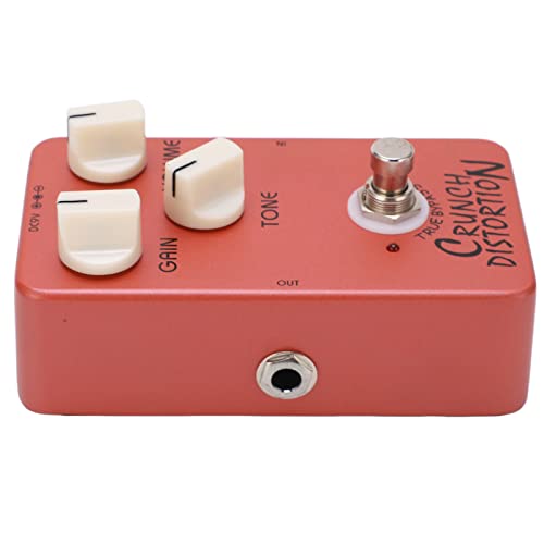 Pédale de distorsion, finition peinte Pédales rock britanniques Excellentes tonalités Métal pour guitares - Les Beatles, Paul McCartney, John Lennon, RIngo Starr, George Harrison Pédale de distorsion, finition peinte Pédales rock britanniques Excellentes tonalités Métal pour guitares