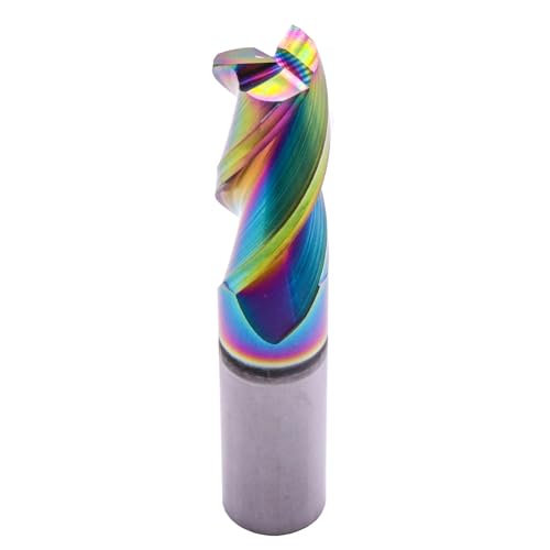 Image of 3 /4 inch 3 Flute Solid Carbide Square End Mill, DLC Coated for Aluminum | 37 Helix, 3 /4 inch Cutting Dia, 3 /4 inch Shank Dia, 1-3 /4 inch LOC, 4 inch OAL, for Milling Aluminum and Copper