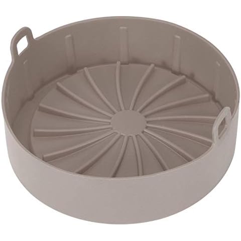 HERCHR Sartén de silicona de 7,5 pulgadas para freidora de aire thumbnail