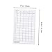 SKISUNO 20pcs Golf Scorecards Coated Paper Score Sheets Portable Double-Sided Design for Easy Recording for Competitions and Essential Golf Course Accessory