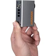 AIRBANK Mini-fietspomp met manometer, Pocket 2 PRO, draagbare elektrische fietspomp 120 psi