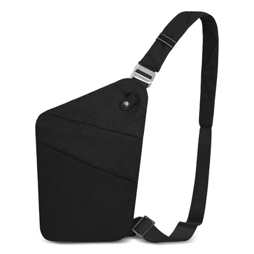 Gocelyn Anti-Theft Crossbody Bag Multi-pocket Chest Bag Sling Shoulder Bag For Men’s Women’s Travel Walking Hiking Cruise