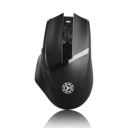 Uciefy Z07 Bluetooth Wireless Mouse, Dual Mode (2.4G+BT5.1) Bluetooth Mouse, USB C Rechargeable...
