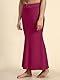 Jaanvi Modische Damen-Saree aus Lycra, Fischschnitt, Shapewear, Petticoat, Rock, bequem, Inskirt, Rubinrosa, S