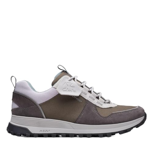 Clarks ATL Trek Walk wasserdichte Textil-Sneaker in Dunkelgrau, grau, 44 EU