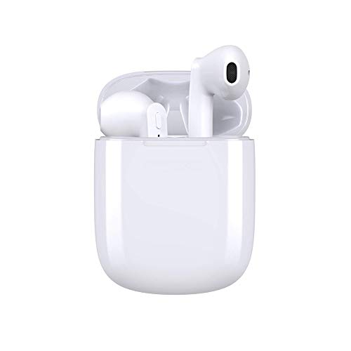 Prtukyt Auricular Bluetooth inalámbrico, auriculares Bluetooth con micrófono incorporado, auriculares inalámbricos estéreo 3D con IPX6 impermeable, 35 horas de reproducción Cover