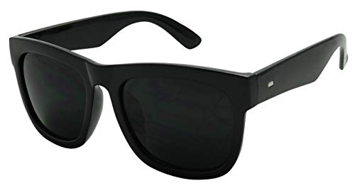 ShadyVEU Classic Square Flat Top Oversized Super Dark Tint Lens UV400 Mens Womens Sunglasses2