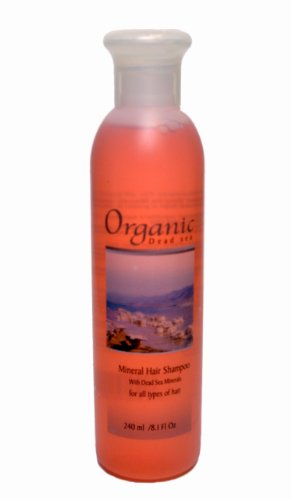 Organic Dead Sea Mineral Hair Shampoo - Sweet Strawberry (8.1oz)