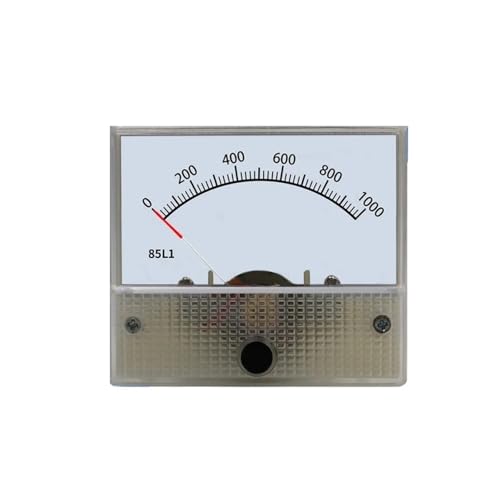 Milliampèremètre DC 1mA aiguille 85C1 cadran encastrable de 56x64mm