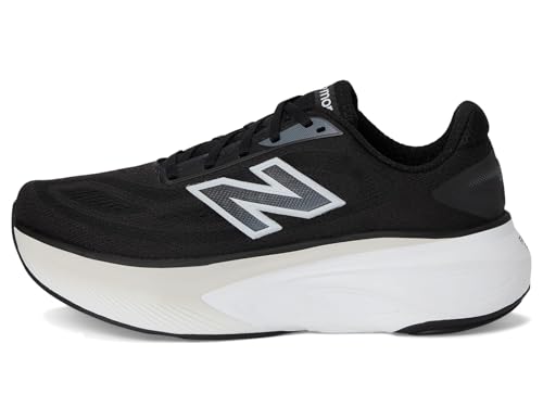 New Balance Women's Fresh Foam X More V6 Running Shoe, Black/Grey Matter/Castlerock, 9 M4