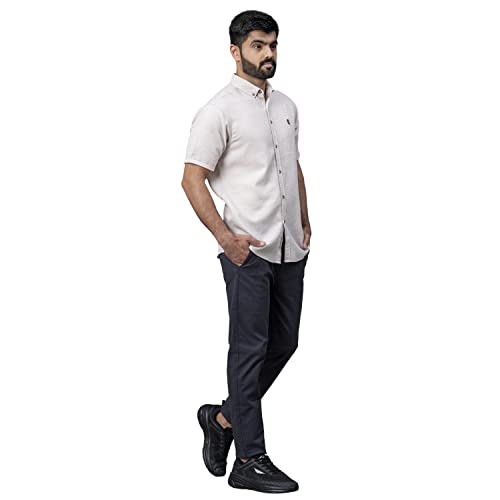 Image of Red Tape Casual Chinos for Men | Navy | Solid Woven Chinos | Skinny |Comfortable & Breathable | Durable & Moisture Absorbent | Cotton Chinos for Men