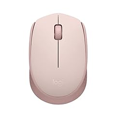 Logitech M171 Mouse Wireless per PC, Mac, Laptop, 2,4 GHz con Mini Ricevitore USB, Tracciamento Ottico, Durata della Batteria di 12 mesi, Ambidestro - Rosa (Ricondizionato)