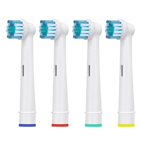 Testine Spazzolino Elettrico Compatibile con OralB - Testine di ricambio per spazzolini Elettrici Orale B Sensitive, Cross Action, Professional Care, Vitality, ecc - Di HSYTEK