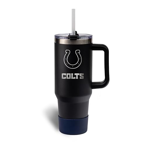 Image of The Memory Company Officially Licensed NFL - Indianapolis Colts 46oz Game Day Tumbler with Laser Engraved Team Logo