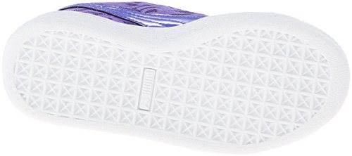 PUMA New Kids Suede Animal JR Sneakers Blue Iris/Parachute Purple/Gold Foil 6.54