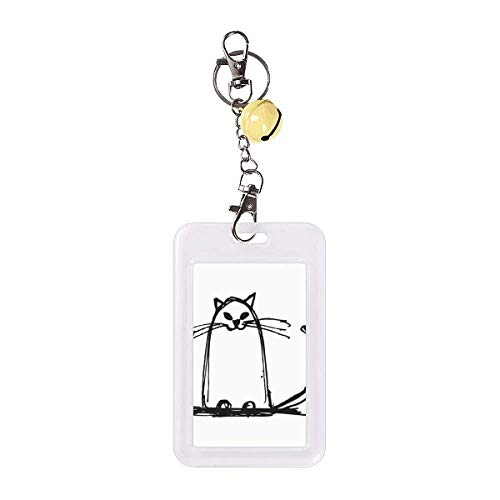 Badge chat sourire et étui carte de crédit jaune pour sublimer vos tenues de ville