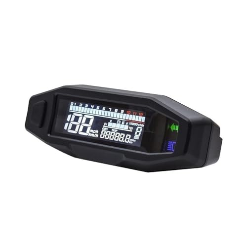 KNVBGG Speedometer Odometer Meter Universal Motorcycle Speedometer Tachometer Oil Gauge Screen Digital Meters Instrument Cluster Turn Signal Light Indicator