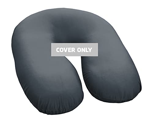 Yogibo Zoola Outdoor Support Pillow Replacement Cover, Water Resistant, Removable, Washable, Storm
