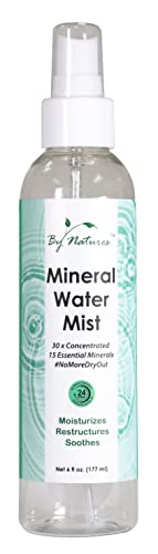 By Natures Mineral Water Mist 6 fl oz (Pack of 2)