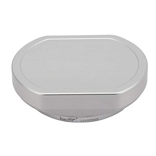 Metal Bayonet Lens Hood for Fujifilm XF 35mm F2 R WR FUJINON XF 23mm F2 R WR,XC 35mm F2,with Cap, Fuji 35mm F2 Lens Hood, Fuji 23mm F2 Lens Hood, 35mm F2 Hood, 23mm/F2 Hood, Replaces LH-XF35-2 Hood