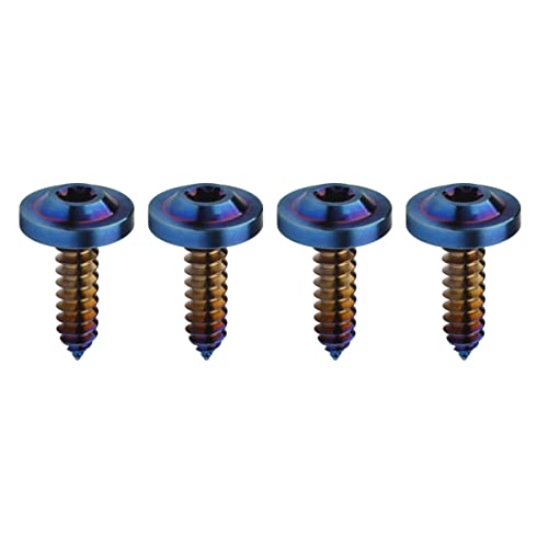 JUNENTER �`�^�� M4 M5 15 17 20mm �Z���t�^�b�s���O�l�W �g���N�X�w�b�h �o�C�N�p�{���g 4�p�b�N (M4x15mm�A�S�[���h)