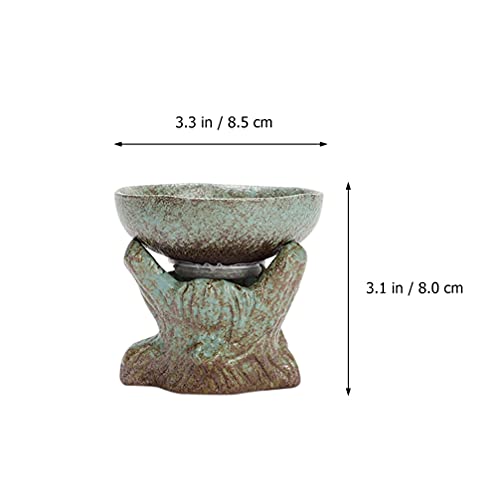 HEMOTON Colador de Filtro de Té de Cerámica Colador de Té de Estilo Japonés Herramienta Esencial de Filtro de Hoja de… - Imagen 4