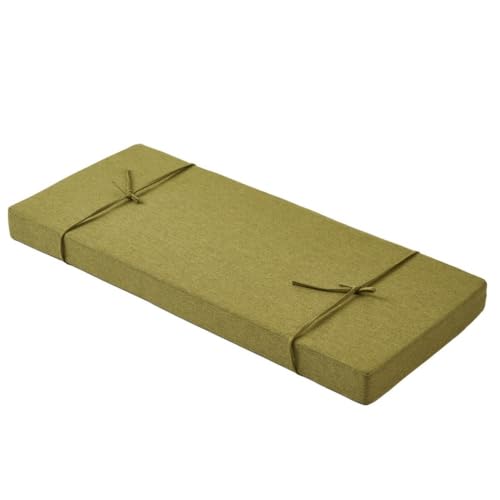 Coussin Extérieur en Lin Vert Haute Qualité Housse Amovible de Jardin - 2