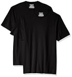 Amazon Essentials Men's Slim-Fit Short-Sleeve Crewneck T-Shirt, Pack of 2, Black, X-Large