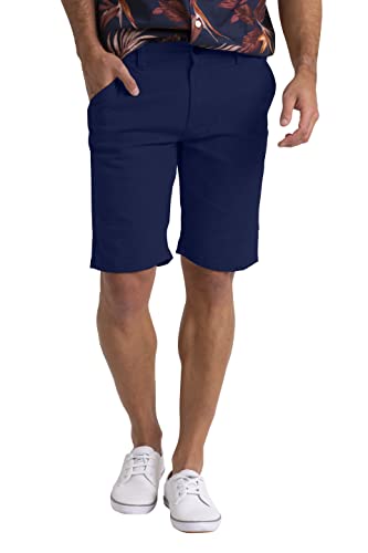 Mens Chino Half Pants Slim Fit Classic Casual 100% Cotton Flat Front Golf Beach Summer 9